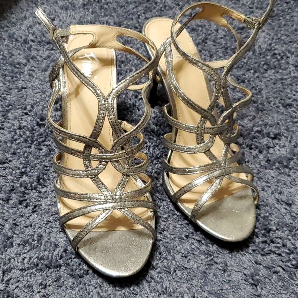 Silver heels